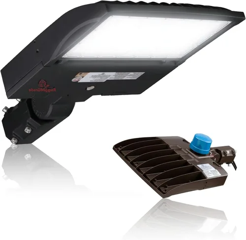 Vista 29 de RuggedGrade Vatiaje de luz LED NextGen IV de 100 W para estacionamiento Negro