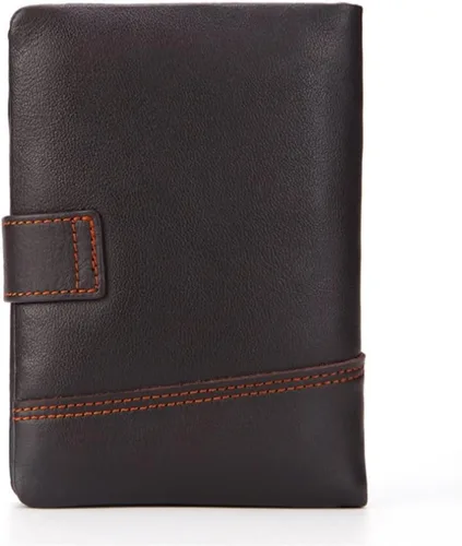 Vista 2 de GHGHF - Billetera para hombre, con clip de dinero, casual, multifuncional, monedero, con costuras