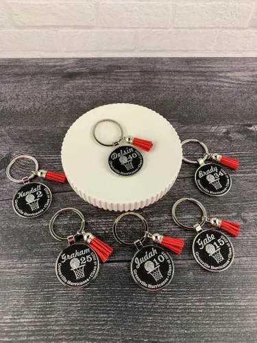 Vista 5 de Basketball Senior Gifts, Basketball Senior Keychain, Basketball Senior Night Gift, Basketball Keychain, Basketball Gifts, Basketball Team