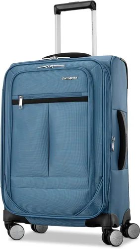 Vista 15 de Samsonite Element 3-PC Soft Side 21/25/29 (De Mano, Mediano, Grande a Cuadros), Ligero Expandible Equipaje Set 2 Bolsillos Delanteros y Laterales