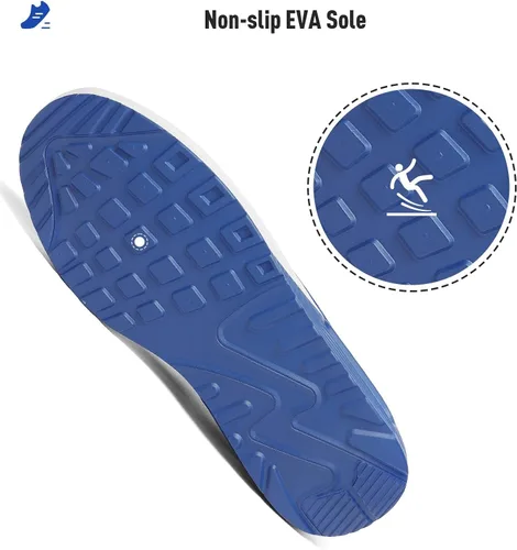 Vista 3 de SAGUARO Zapatillas de malla para mujer, con plataforma de tenis y plataforma para caminar, 0