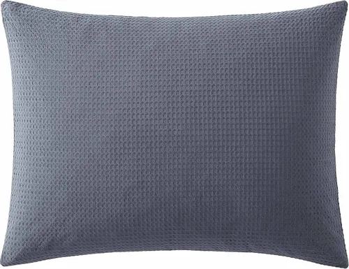 Vista 7 de Vera Wang - Juego de funda de edredón tamaño Queen, ropa de cama de algodón suave con fundas de almohada a juego, cierre de botón y lazos interiores