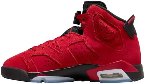 Vista 2 de Tenis Air Jordan 6 Retro GS 384665 600 Toro Bravo Varsity RojoNegro