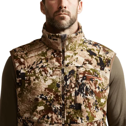 Vista 6 de SITKA Gear Men's Stratus Windstopper Water Repellent Ultra-Quiet Fleece Hunting Vest