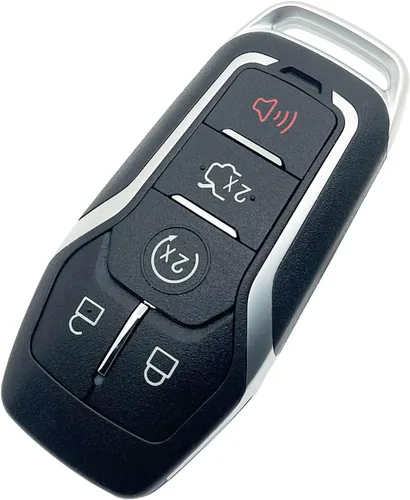 Vista 7 de Funda para llave inteligente Fit para Ford Fusion Mustang Explorer Edge con 5 botones, llave remota sin llave, cubierta de llave inteligente