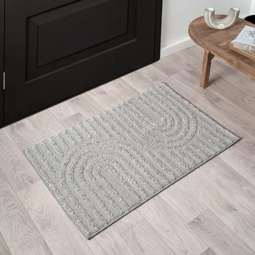 Vista 15 de LUXE WEAVERS Alfombra geométrica moderna color crema 2x3