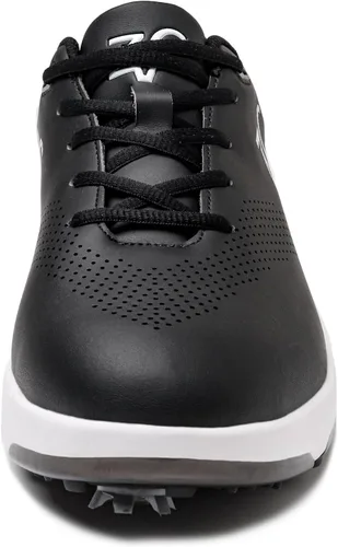 Vista 2 de ZVC Zapatos de golf para hombre con pinchos, antideslizantes, resistentes al agua, ligeros, transpirables, profesionales, para exteriores
