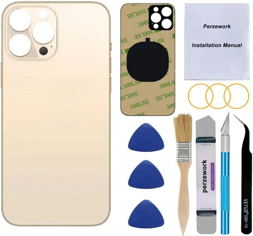 Vista 12 de Repuesto original OEM de cubierta trasera de cristal para iPhone 13 Pro Max de 6.7 pulgadas (Grafito) para todos los operadores con adhesivo