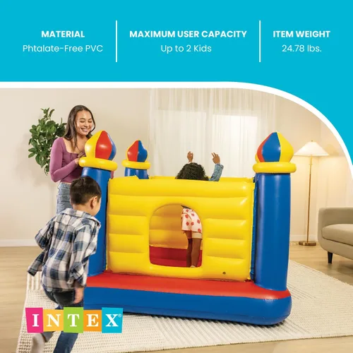 Vista 5 de Castillo inflable saltarín Intex Jump o Lene para edades de 3-6 años