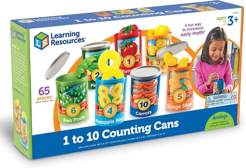 Vista 9 de Learning Resources Latas para contar del uno al diez