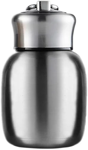 Vista 8 de Gets Mini botella de agua de acero inoxidable de 7 onzas, portátil pequeña botella de agua deportiva aislada al vacío, a prueba de fugas, vaso
