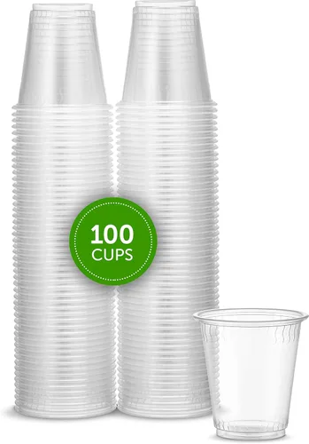 Vista 8 de Vasos de plástico transparentes, desechables y reutilizables Plasticpro