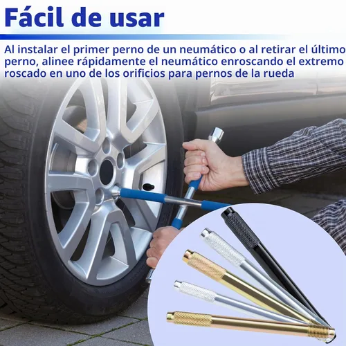 Vista 6 de Herramienta de alineación de ruedas automotrices de 10 piezas, kit de pasadores de alineación de neumáticos de automóvil