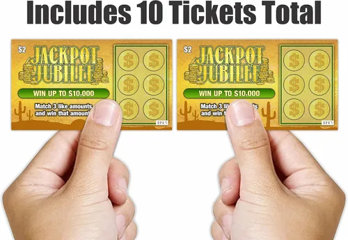Vista 3 de Larkmo Boletos de lotería de broma broma - 10 boletos en total, todos el mismo diseño, estas tarjetas rasca de boleto de lotería se ven súper reales