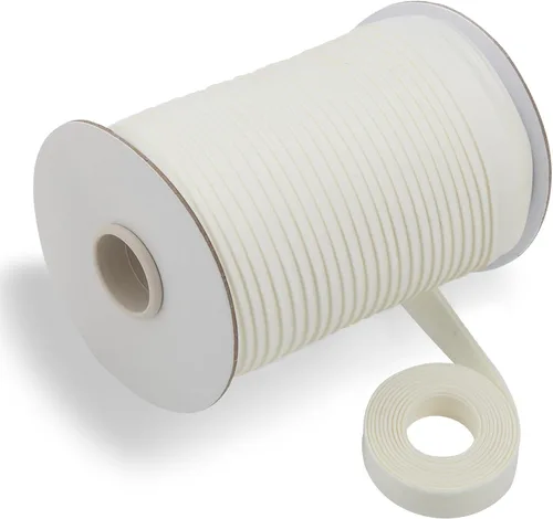 Vista 36 de Cinta al bies de doble pliegue de 1/2 pulgada, cinta al bies de doble pliegue de 55 yardas, carrete continuo a granel para coser ropa, acolchado