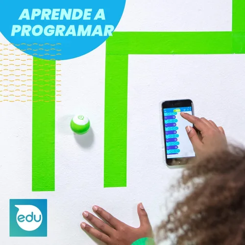 Vista 4 de Sphero Mini (Azul) - Bola de Robot de Codificación - Codificación Educativa y Juegos para Niños y Adolescentes - Conectividad Bluetooth