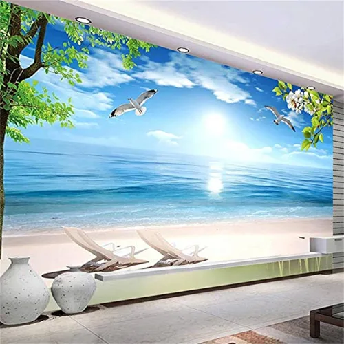 Vista 18 de Mural de pared grande geométrico dorado, salpicado de tinta negro y dorado salpicado con tinta, mural de vinilo autoadhesivo, decoración moderna