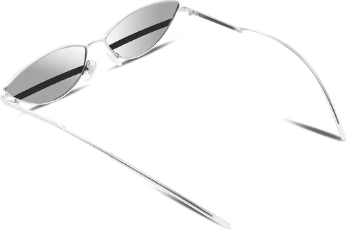 Vista 3 de FEISEDY Gafas de sol de diseñador de moda Retro pequeños pétalos forma arco templo diseño B2298