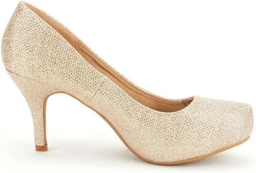 Vista 3 de DREAM PAIRS - Zapatos Tiffany de tacón clásicos, elegantes y versátiles con tacón de aguja bajo y plataforma, zapatos de vestir para mujer