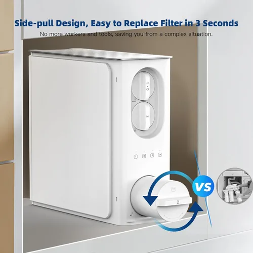 Vista 6 de Slevoo Filtro de sistema de ósmosis inversa, filtro RO de repuesto para sistema de ósmosis inversa F3 1000 GPD debajo del fregadero, 36 meses