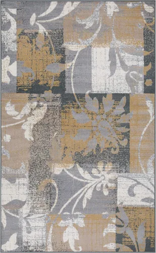 Vista 12 de SUPERIOR alfombra de área con diseño a lunares, multicolor