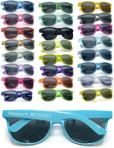 Vista 19 de Gafas de sol de fiesta personalizadas, regalos de boda a granel, regalos para invitados, cumpleaños, licenciatura, graduación, novia, novia, Mezclado