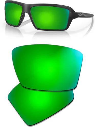 Vista 3 de Lentes de repuesto polarizadas para gafas de sol Oakley Cables OO9129-2 Sets