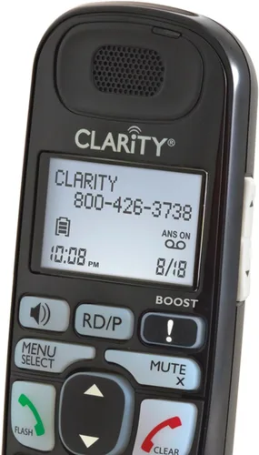 Vista 6 de Clarity E814CC combo amplificado con cable/inalámbrico con contestador automático