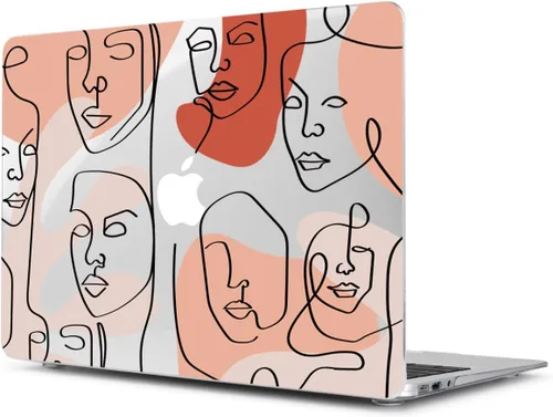 Vista 4 de Teryeefi Funda para MacBook Air de 13 pulgadas (versión 2010-2017), funda protectora rígida de plástico y cubierta de teclado solo compatible