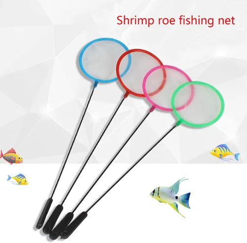 Vista 7 de Red para peces de acuario de 3 pulgadas de diámetro de malla fina, fuerte y segura para la limpieza, pesca de peces pequeños y camarones, red