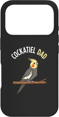Vista 30 de Bird: Cockatiel Dad, Proud Parrot Parent Vibe Case for iPhone 16