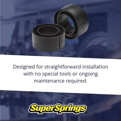 Vista 4 de SuperSprings CSS-1168 SumoSprings de bobina para diversas aplicaciones Altura de pared interior de 1,68 pulgadas, negro