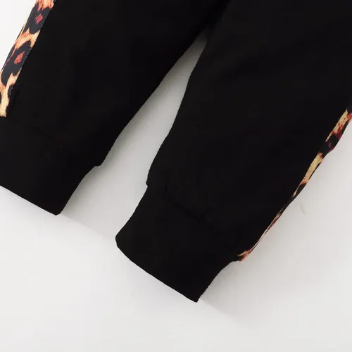 Vista 6 de Conjunto de ropa para bebé recién nacida, sudadera con capucha y pantalones con diadema para niña pequeña