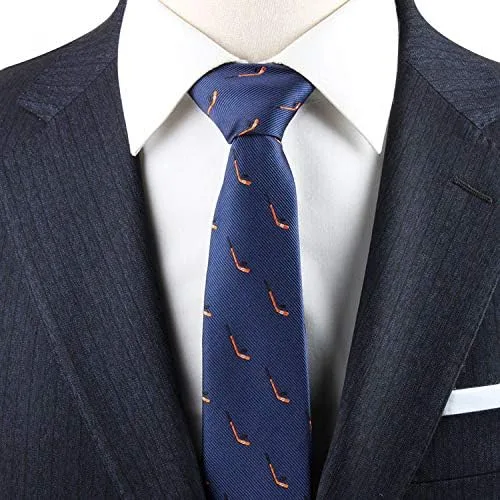 Vista 8 de AUSCUFFLINKS Corbatas deportivas y especiales Corbatas para hombres Lazos tejidos ajustados para el cuello Regalo para colega de trabajo