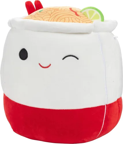 Vista 3 de Squishmallows Original de 10 Pulgadas Daley the Ramen Noodles - Peluche Oficial de Jazwares - Juguete de Peluche Coleccionable Suave y Esponjoso Pad
