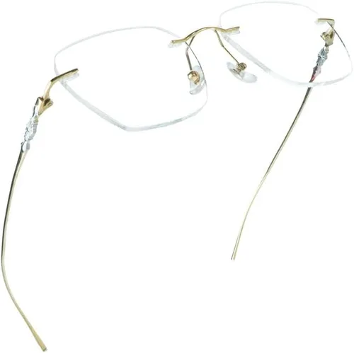 Vista 16 de LifeArt Pure Titanium Frame Glasses/Blue Light Blocking Reading Glasses, Reduce Eyestrain, Stylish for Men and Women