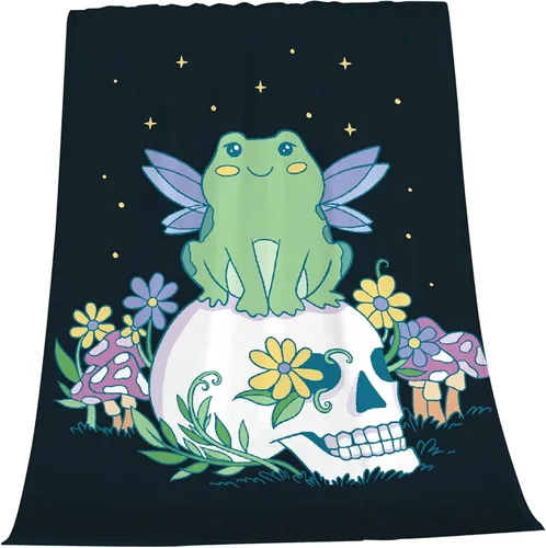 Vista 12 de Manta de hongos, ultra suave, cálida y ligera, de franela de forro polar con microhongos, para cama, sofá, regalo de viaje, decoración de hongos