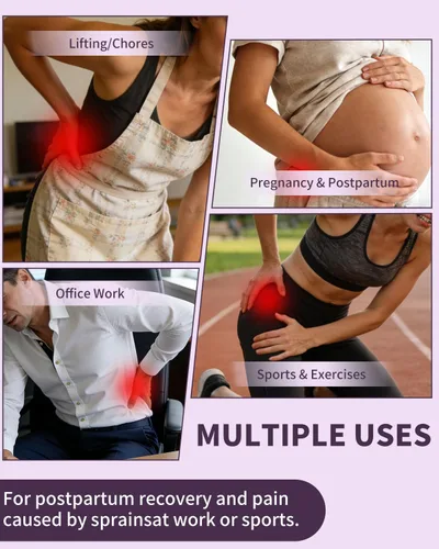 Vista 4 de Cinturón FALCOFIT SI para Hombres y Mujeres – Soporte Pélvico Sacroilíaco para Alivio del Dolor de Espalda Baja, Cadera y Ciática – Soporte Lumbar