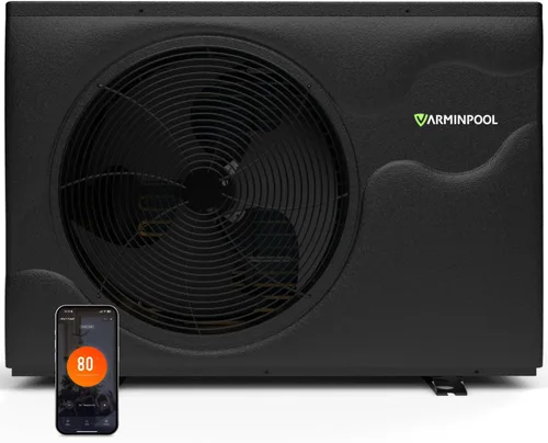 Vista 14 de Bomba de calor de piscina de 16000 BTU para piscinas sobre el suelo de hasta 5,400 galones, calentador eléctrico de piscina de 110 V con inversor