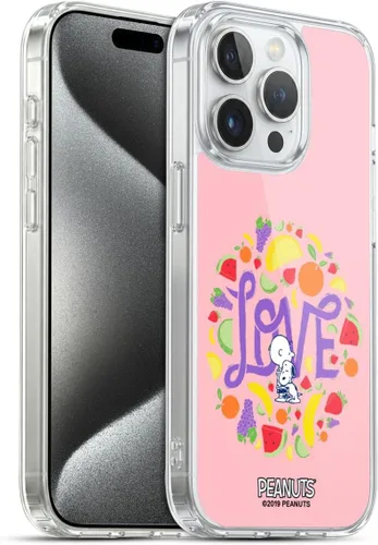 Vista 100 de Head Case Designs Funda de gel suave con licencia oficial de Peanuts Charlie y Snoopy Naturally Sweet compatible con Apple iPhone 7 Plus/iPhone 8