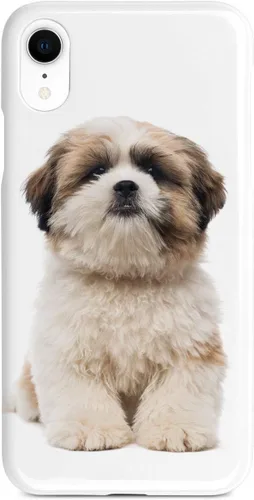 Vista 11 de Inspired Cases - Funda compatible con iPhone Xs Max - Funda protectora con textura 3D para Apple iPhone Xs Max - Shih Tzu
