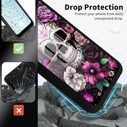 Vista 100 de Funda para Motorola Moto G Stylus 5G 2021 de vidrio templado, funda negra con diseño de mujer negra africana para mujeres y hombres, antiarañazos, a