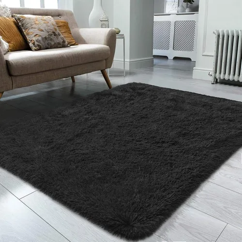 Vista 34 de Ompaa Alfombra Esponjosa, Alfombras de Área Súper Suaves y Peludas para Dormitorio y Sala de Estar - 6' x 9' Alfombra Grande de Felpa Peluda Shag