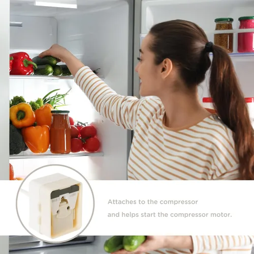 Vista 3 de GE Appliances WR07X10131 Relé de arranque del compresor del refrigerador