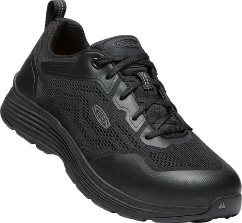 Vista 3 de KEEN Utility Sparta 2 Zapatos de trabajo industriales con punta de aleación de baja altura para hombre, Negro