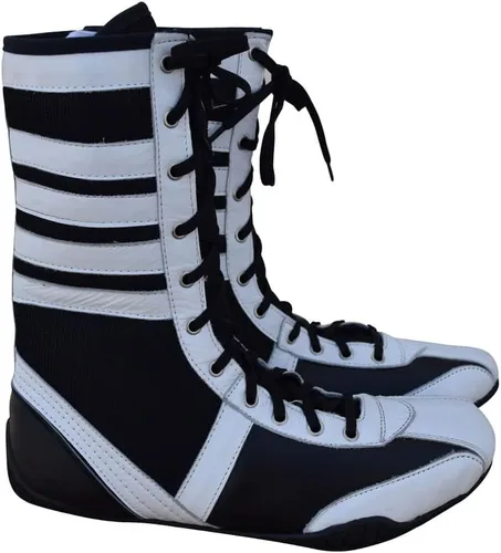 Vista 6 de Zapatos de boxeo profesionales transpirables, zapatos de entrenamiento para adultos y jóvenes, hombres y mujeres, suela de goma antideslizante