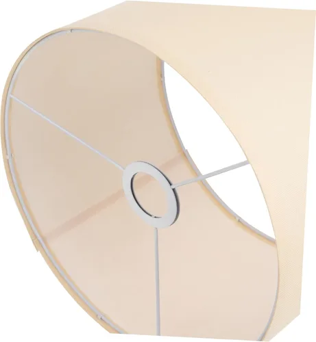Vista 7 de Uonlytech Elegante pantalla de lino beige de repuesto para lámpara de pie de lino, pantalla de escritorio, fácil de instalar, clips extraíbles