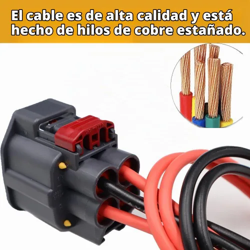 Vista 3 de LIZAPUS Conector del ventilador de refrigeración del radiador compatible con Dodge Challenger
