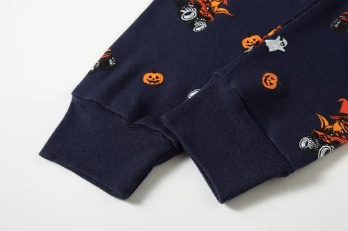 Vista 63 de Demifill Conjunto de pijamas de Halloween para niños y niñas, pijamas de Navidad, ropa de dormir para niños y niñas