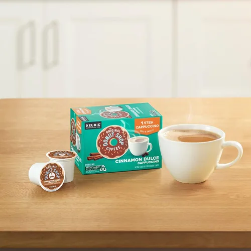 Vista 6 de The Original Donut Shop - Cápsulas de One-Step Cinnamon Dulce Cappuccino para K-Cup, 60
